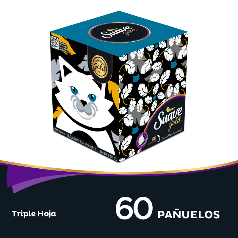 Pañuelo-Facial-Suave-Gold-3H-Cubo-1X16