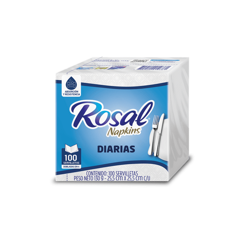 Servilletas-Rosal-Blanca-X-100-Unidades.