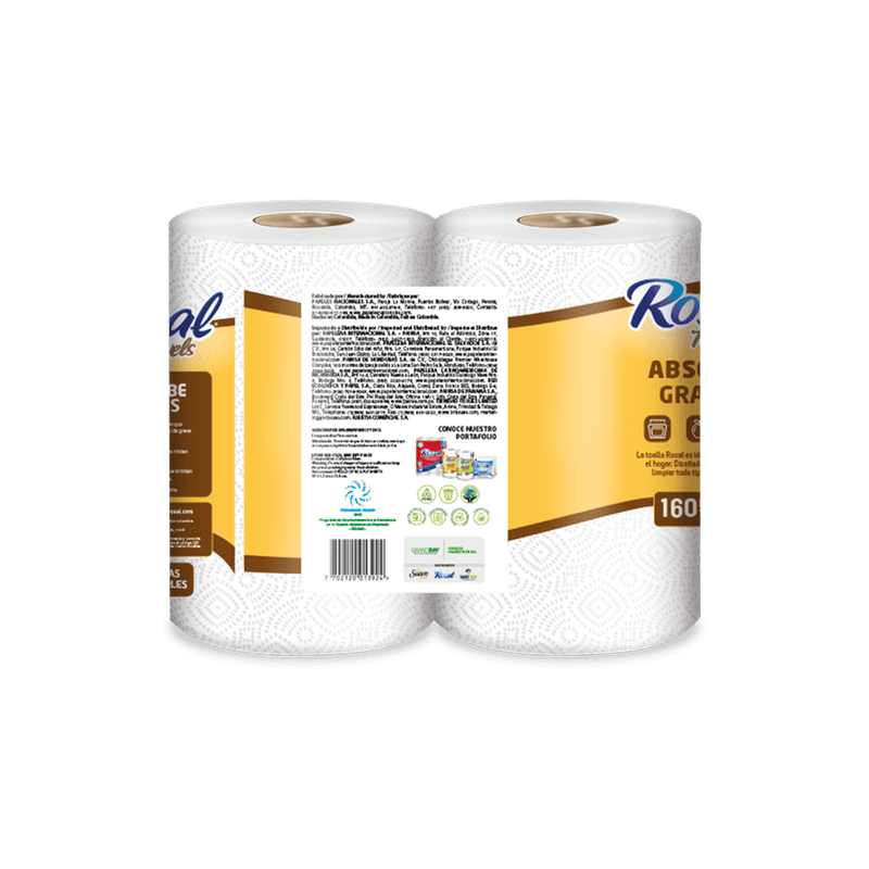 Toalla-Cocina-ROSAL-Absorbente-Grasa-80-Hojas-X-2-und.