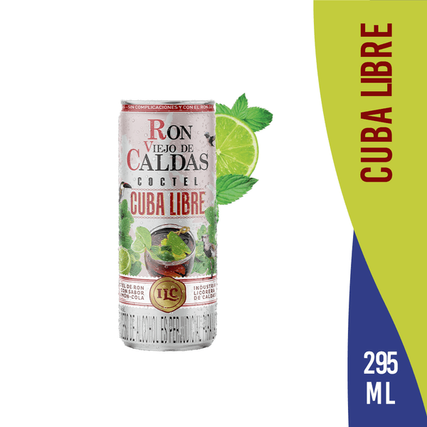 Coctel Cuba Libre Ron Viejo De Caldas x 295 Ml